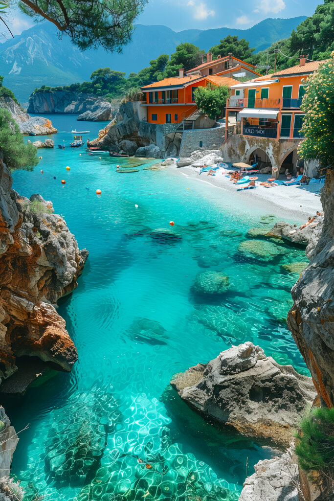 Breathtaking view natural beach landscape (1)